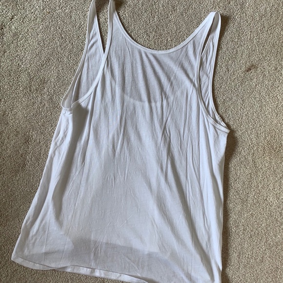 Lululemon Scoop Neck Tank White Sz 6 - Picture 2 of 2